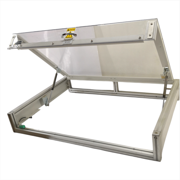 Gabinete Acrilico y Aluminio Escotilla Puerta de inspección 92x67 cm