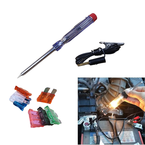 Probador Automotriz voltaje 10 Fusibles auto circuit tester