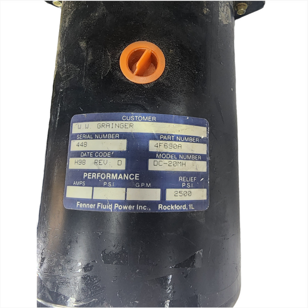 Unidad potencia hidraulica Fenner Fluid Power SPX 12V DC20MH