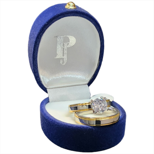Anillo Con Piedra Dorado Mujer Acero Quirurgico S/Estuche 5