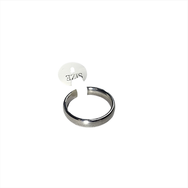 Anillo Plateado unisex varios tamaños 2