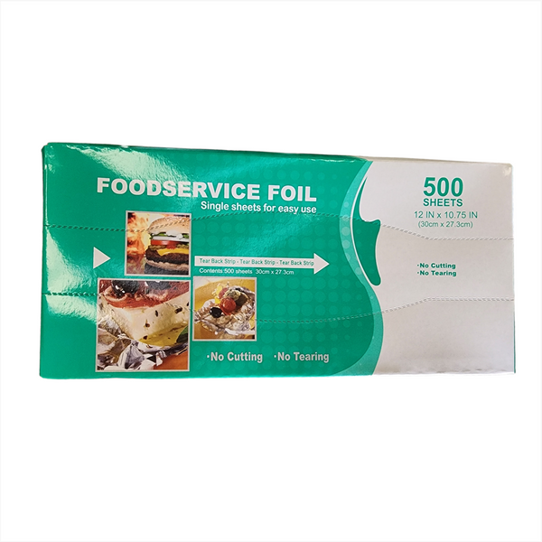 Mayoreo Caja Hojas de papel aluminio 30x27cm 3000pz x caja