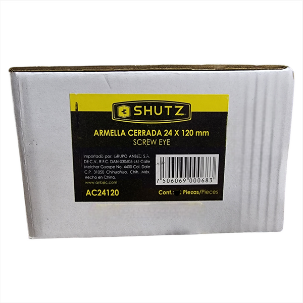 Armella Cerrada 24x120mm mayoreo paquete 576 pz