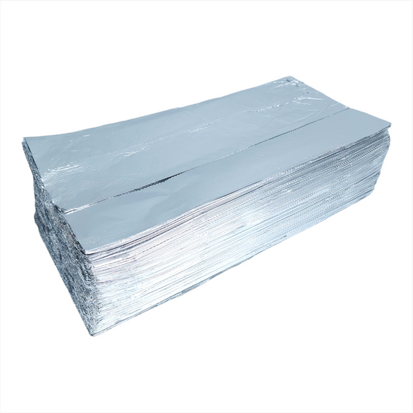 500 hojas de papel aluminio precortadas 30x27cm