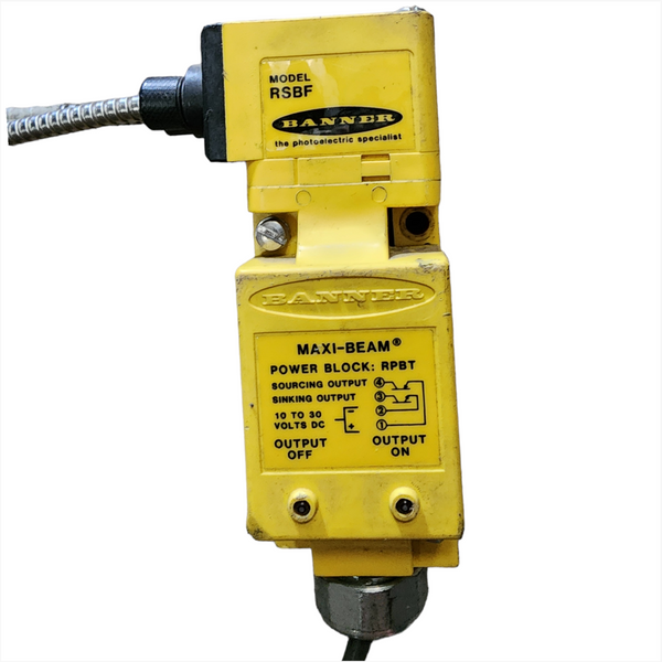 Sensor Fotoelectrico MAXI-BEAM BANNER Remate Modelos Usado