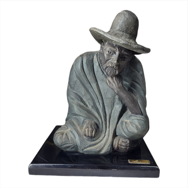 Escultura decorativa Viejo Sentado Almanzor 15cm