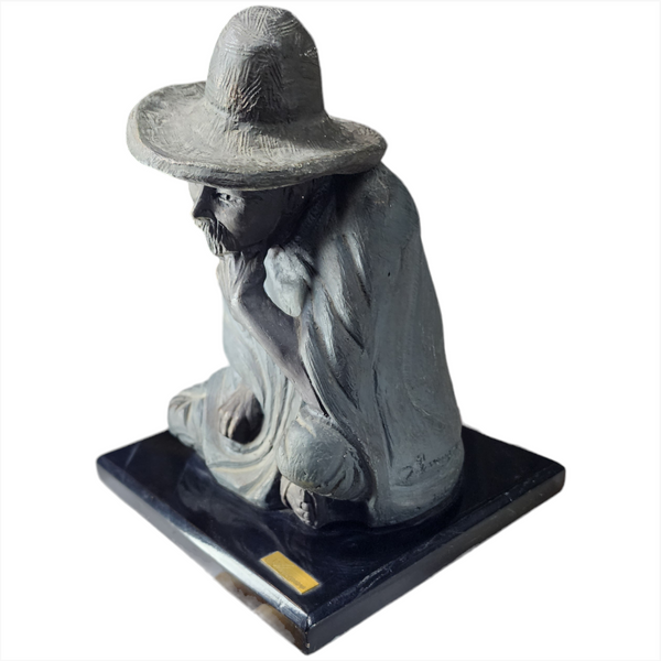 Escultura decorativa Viejo Sentado Almanzor 15cm