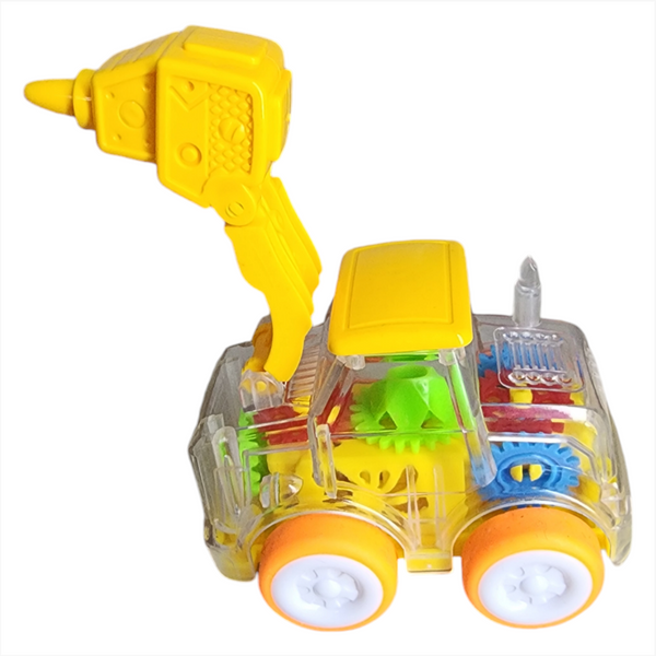 Coche de friccion caja 12pz gear transparent