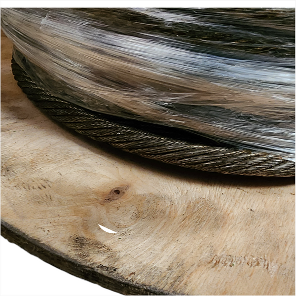 Carrete Cable de Acero Inoxidable trenzado OD11mm x 81m