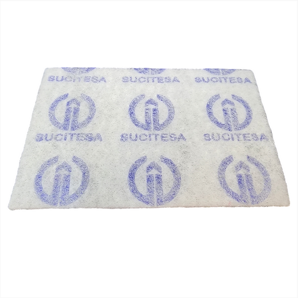 Fibra Blanca cristal losa fina Abratex whitegrit pack 6pz