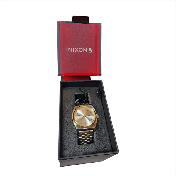 Reloj Hombre Nixon Adulto Time teller Plata/oro A045-1921-00