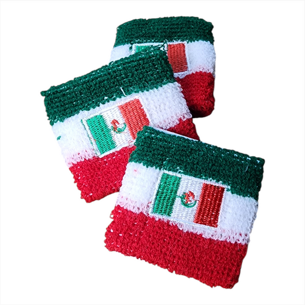 Muñequera Deportiva Viva Mexico Fiestas Patrias Pack 12pz