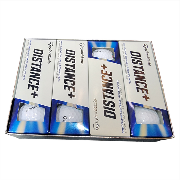 Pelotas de golf TaylorMade DISTANCE+ Caja 12pz