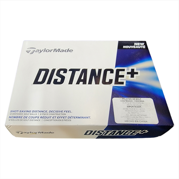 Pelotas de golf TaylorMade DISTANCE+ Caja 12pz