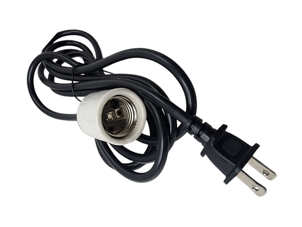 Extension Electrica con Socket de porcelana Porta Lampara