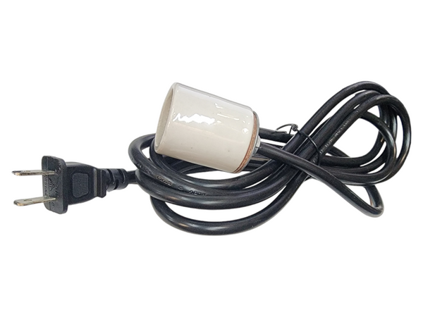 Extension Electrica con Socket de porcelana Porta Lampara