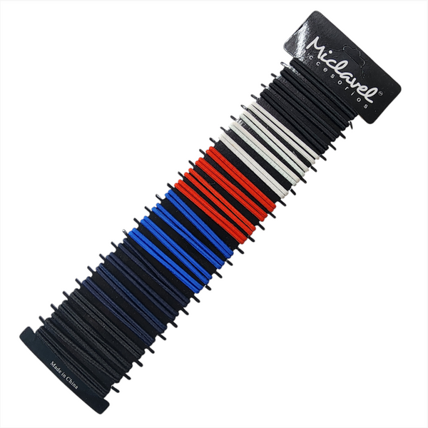 Liga de colores elástico para Cabello Miclavel pack 48 pz