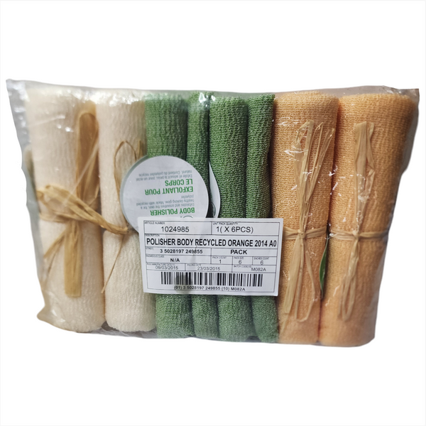 24 Pzas De Toallas Exfoliantes Baño Spa The Body Shop