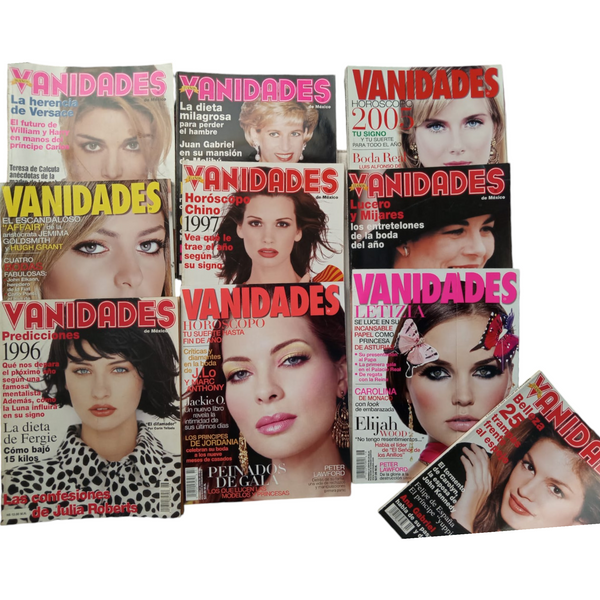 Lote de Revistas Vanidades 10 pzas