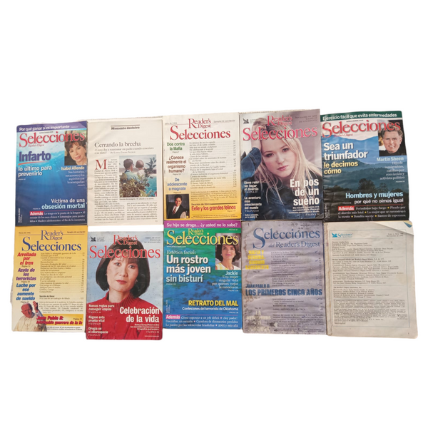 Lotes de 10 revistas Selecciones del reader's digest