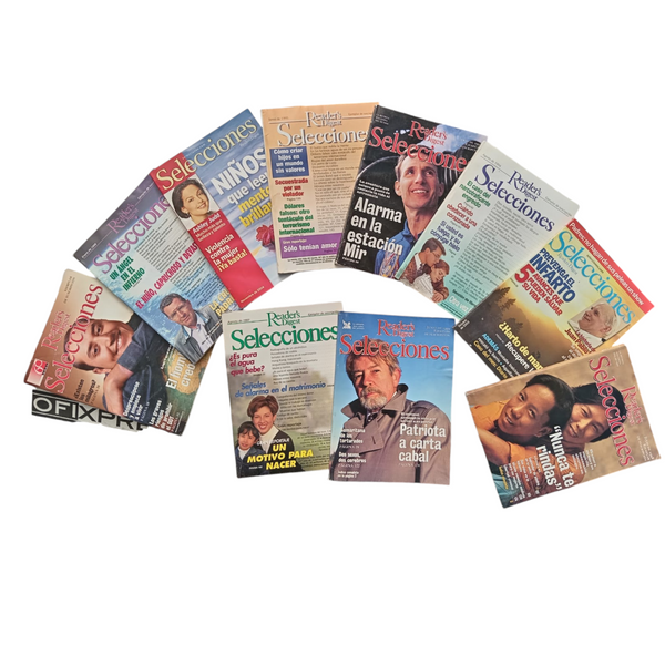 Lotes de 10 revistas Selecciones del reader's digest