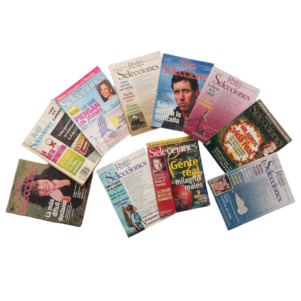 Lotes de 10 revistas Selecciones del reader's digest