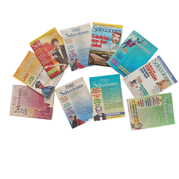 Lotes de 10 revistas Selecciones del reader's digest