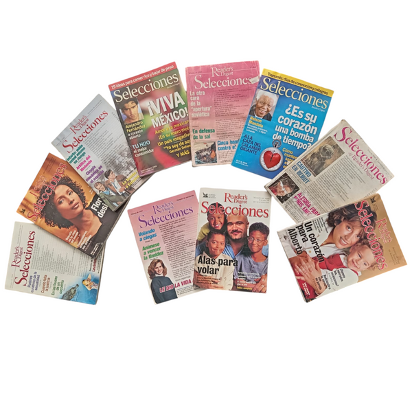 Lotes de 10 revistas Selecciones del reader's digest