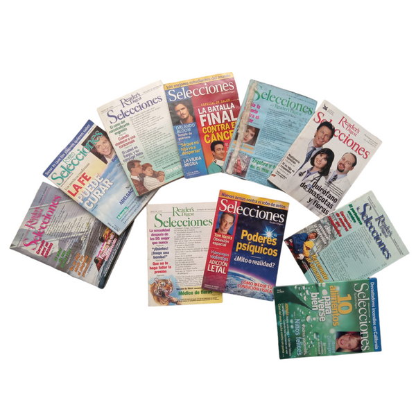 Lotes de 10 revistas Selecciones del reader's digest
