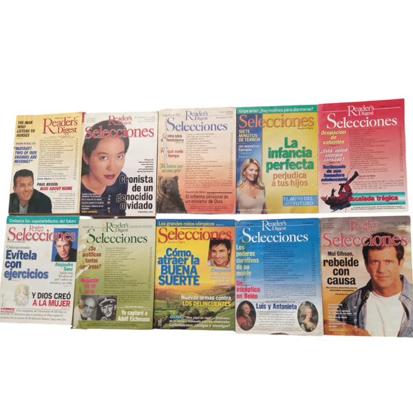 Lotes de 10 revistas Selecciones del reader's digest