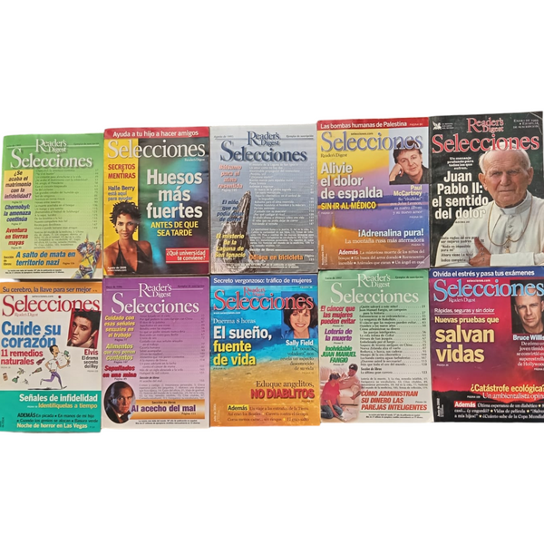Lotes de 10 revistas Selecciones del reader's digest