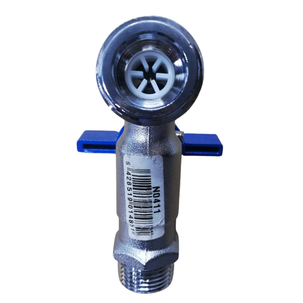 pack 15 llave de nariz para mangera de 1/2 de laton Cromado