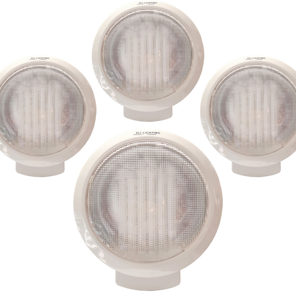 Lampara Sobreponer 32w plafon pack 4pz luz blanca fluorescente