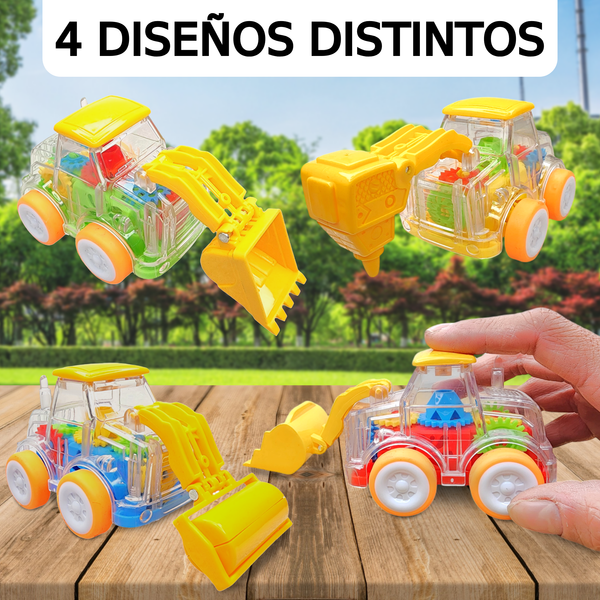 Coche de friccion de construccion mayoreo 144pzs