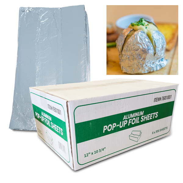 Mayoreo Caja Hojas de papel aluminio 30x27cm 3000pz x caja