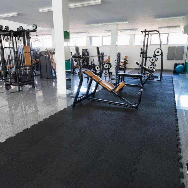 Tapete de piso Foamy Resistente Gym Ejercicio 8 piezas 10mm