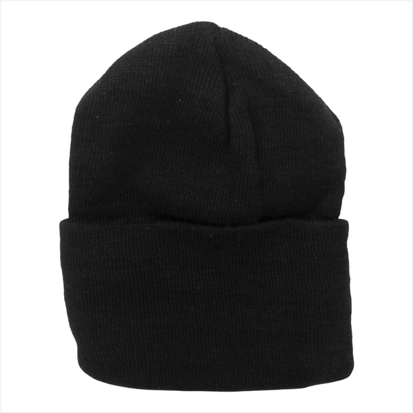 Gorro De Tela Para Niños Termico Negro Infantil