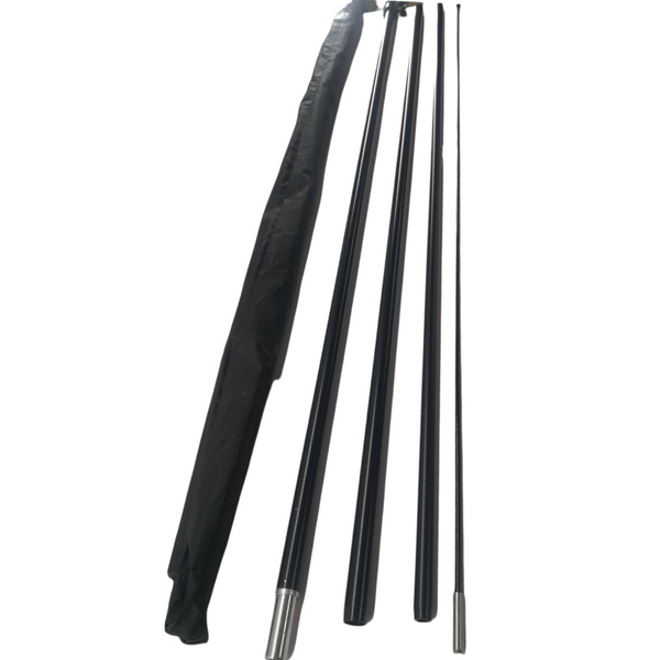 Pack 4 Asta De Bandera 4.5m Flag Banner Feather Flag Pole