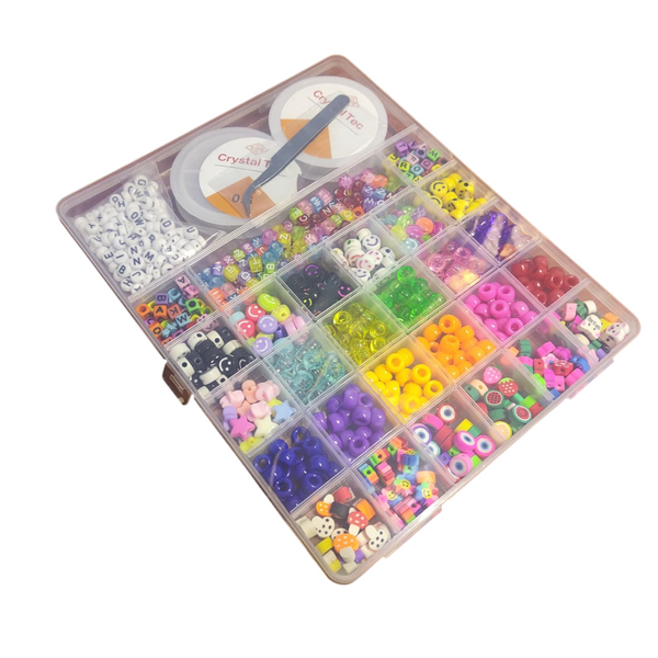 Bisuteria Kit Para Hacer Pulseras Bricolaje Cuentas Letras