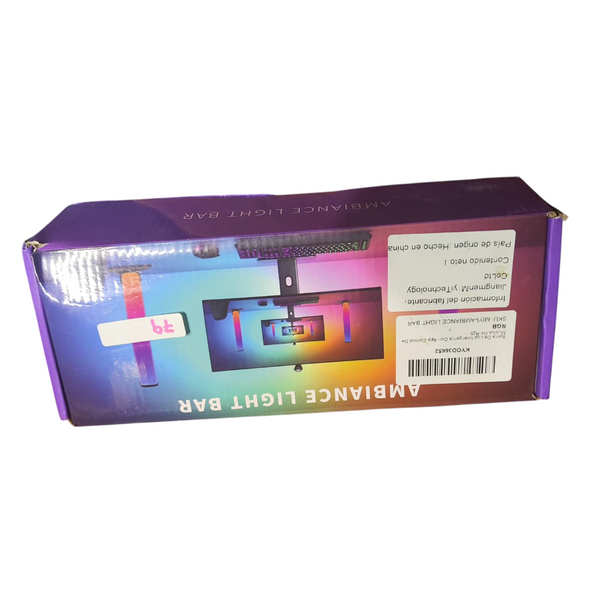 Barra de luz inteligente app control de musica rgb 25cm