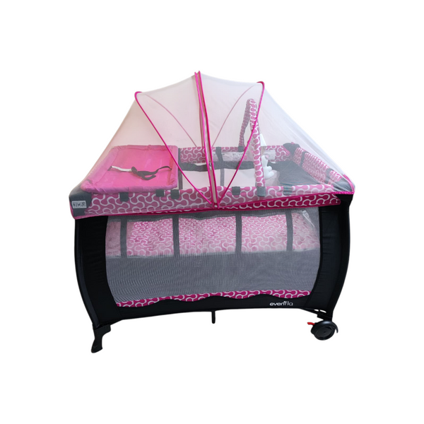 Cuna corral Sweet Dreams Lx rosa Evenflo para bebe