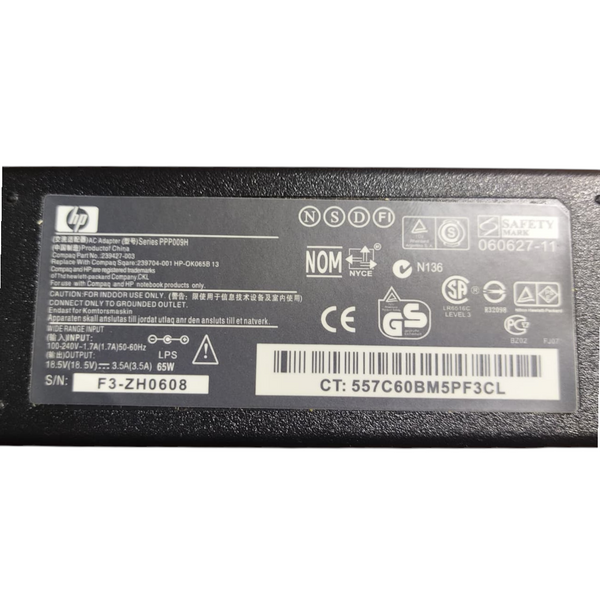 Cargador original Hp Pavilion Dv4 Dv5 18.5v 3.5a