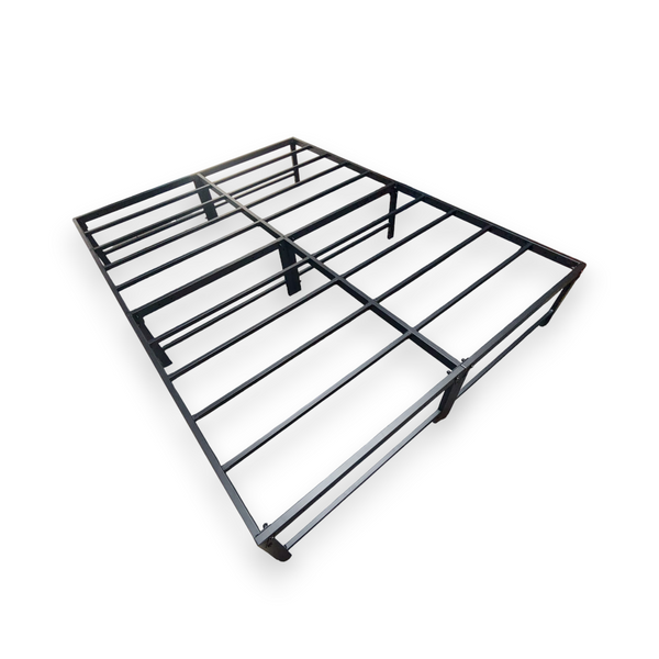 Base cama de metal de 14 pulgadas negro