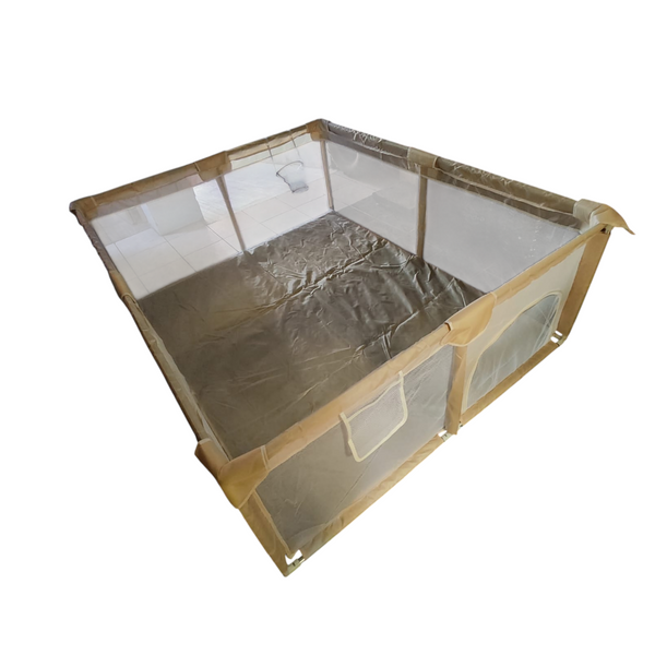 Corral para bebes con pelotas y aro de basket 180x150x66 cm