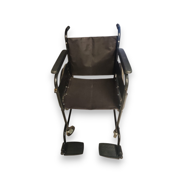 Silla de ruedas ligera para adulto mayor Negra Usada