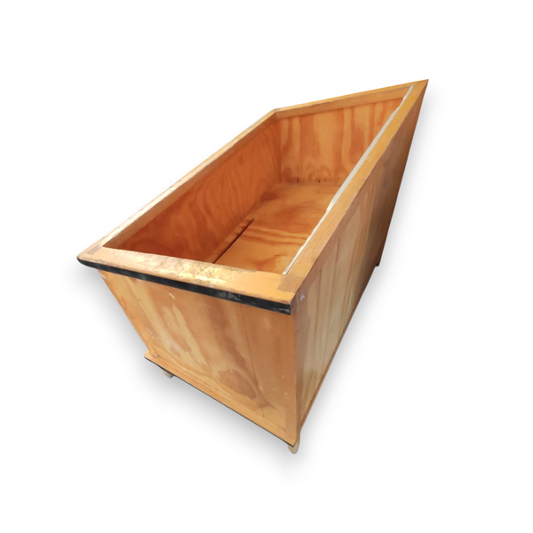 Mueble de madera contenedor bolillero panadería