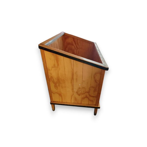 Mueble de madera contenedor bolillero panadería