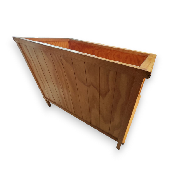 Mueble de madera contenedor bolillero panadería