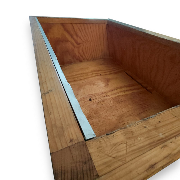 Mueble de madera contenedor bolillero panadería