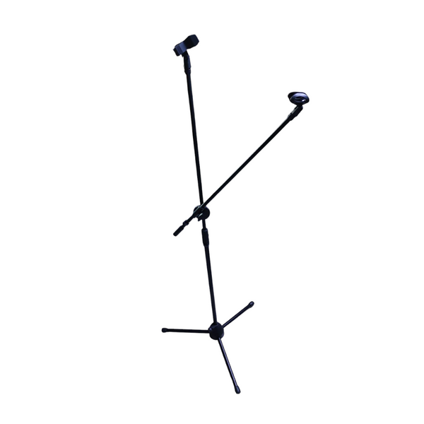 Soporte para micrófono pedestal altura ajustable plegable